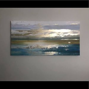 Blue & Gold Wall Art